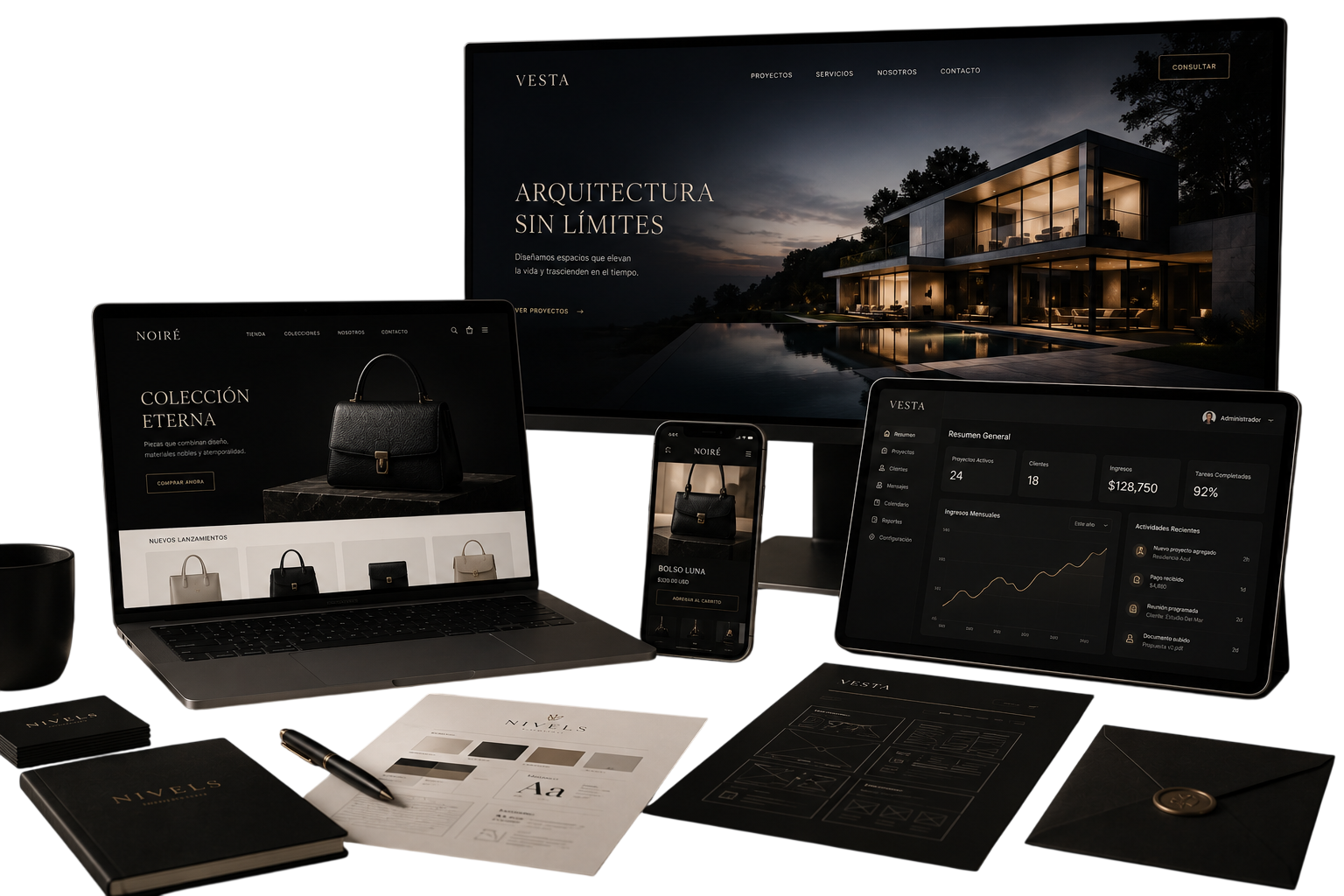 Proyecto digital premium desarrollado por NivelS